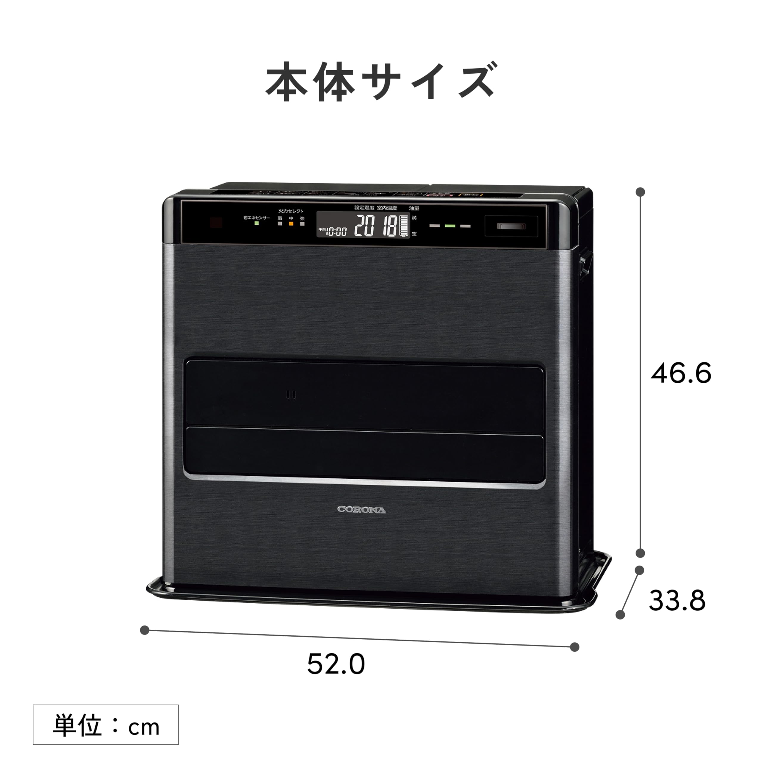 Amazon | CORONA(コロナ) 石油ファンヒーター 【日本生産】 (木造15畳